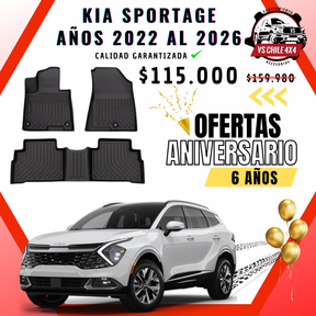 Pisos Calce Perfecto Kia Sportage (2022 - 2026)