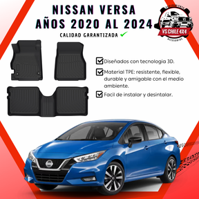 Pisos Calce Perfecto Nissan Versa (2020 - 2024)