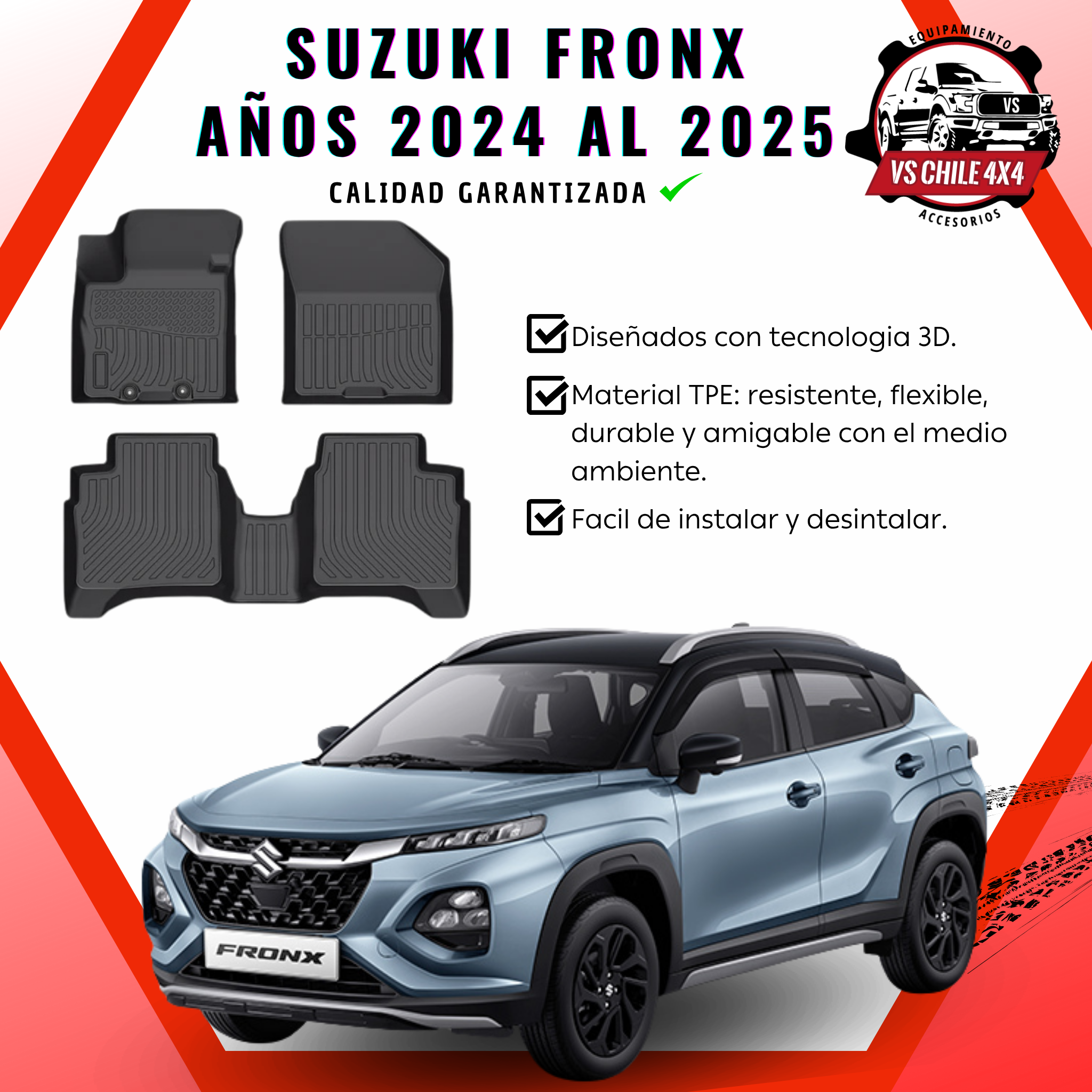 Pisos Calce Perfecto Suzuki Fronx (2024 - 2025)
