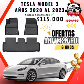 Pisos Calce Perfecto Tesla Model 3 (2020 - 2023)
