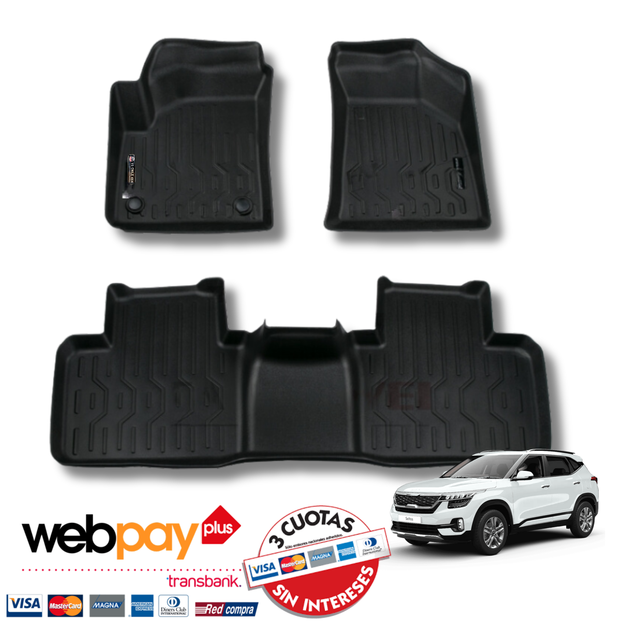 Pisos Calce Perfecto Kia Seltos (2020 - 2025)