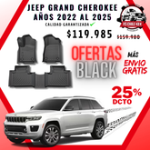 Pisos de Calce Perfecto para Jeep Grand Cherokee 2022 a 2025 (2 Filas)