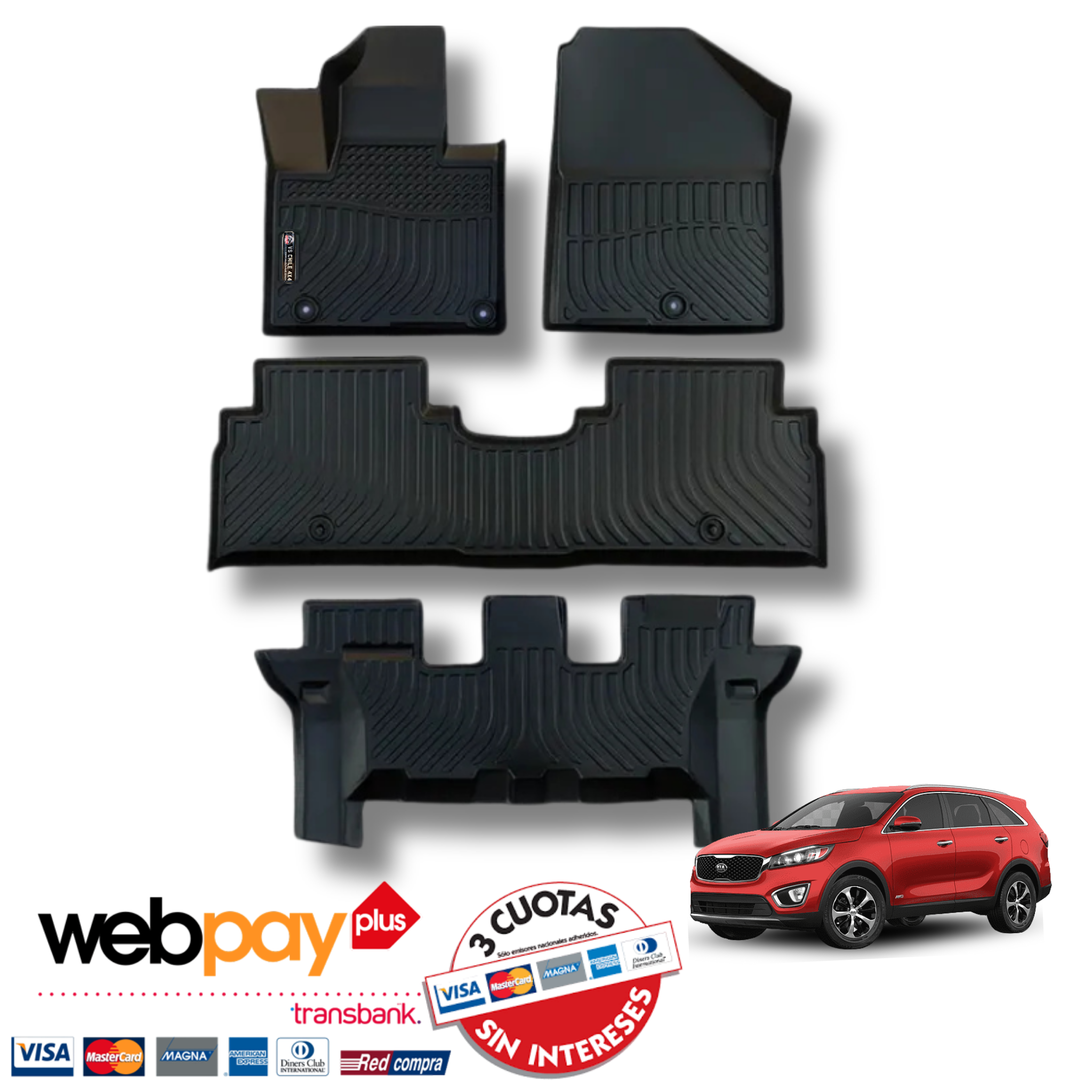 Pisos Calce Perfecto Kia Sorento (2016 - 2020)