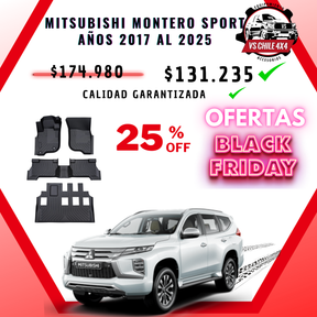 Pisos Calce Perfecto Mitsubishi Montero Sport (2017 - 2025)