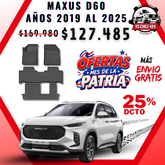 Pisos Calce Perfecto Maxus D60 SUV 3 Corridas (2019 - 2025)