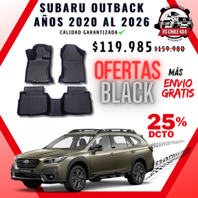 🛻Pisos Calce Perfecto Subaru Outback 2020 al 2026