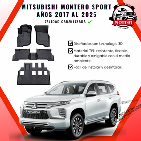 Pisos Calce Perfecto Mitsubishi Montero Sport (2017 - 2025)