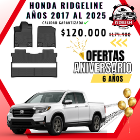 Pisos Calce Perfecto Honda Ridgeline (2017 - 2025)