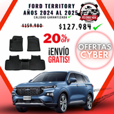 Pisos Calce Perfecto Ford Territory AÑOS 2024 AL 2026