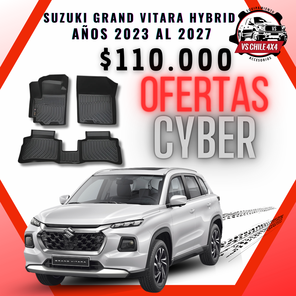 Pisos Calce Perfecto Suzuki Grand Vitara Hibrido (2023 - 2027)