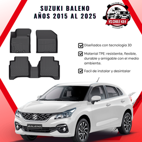 Pisos Calce Perfecto Suzuki Baleno 2015 al 2025