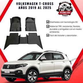 Pisos Calce Perfecto Volkswagen T-Cross (2019 - 2025)