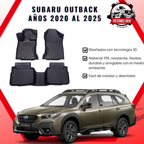 🛻Pisos Calce Perfecto Subaru Outback 2020 al 2025 |