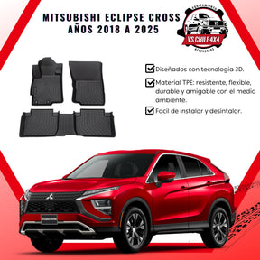 Pisos de Calce Perfecto Mitsubishi Eclipse Cross (2018–2025) — TPE 3D Premium