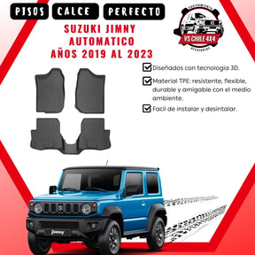 Pisos Calce Perfecto SUZUKI JIMNY AUTOMATICO años 2019 al 2024