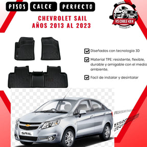 Pisos Calce Perfecto CHEVROLET SAIL años 2015 al 2023