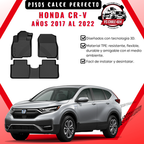 Pisos Calce Perfecto HONDA CRV CR-V años 2017 al 2022