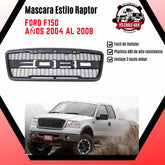 Máscara estilo Raptor para Ford F150 años 2004 al 2008