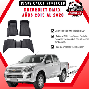 Pisos Calce Perfecto CHEVROLET DMAX años 2015 al 2020