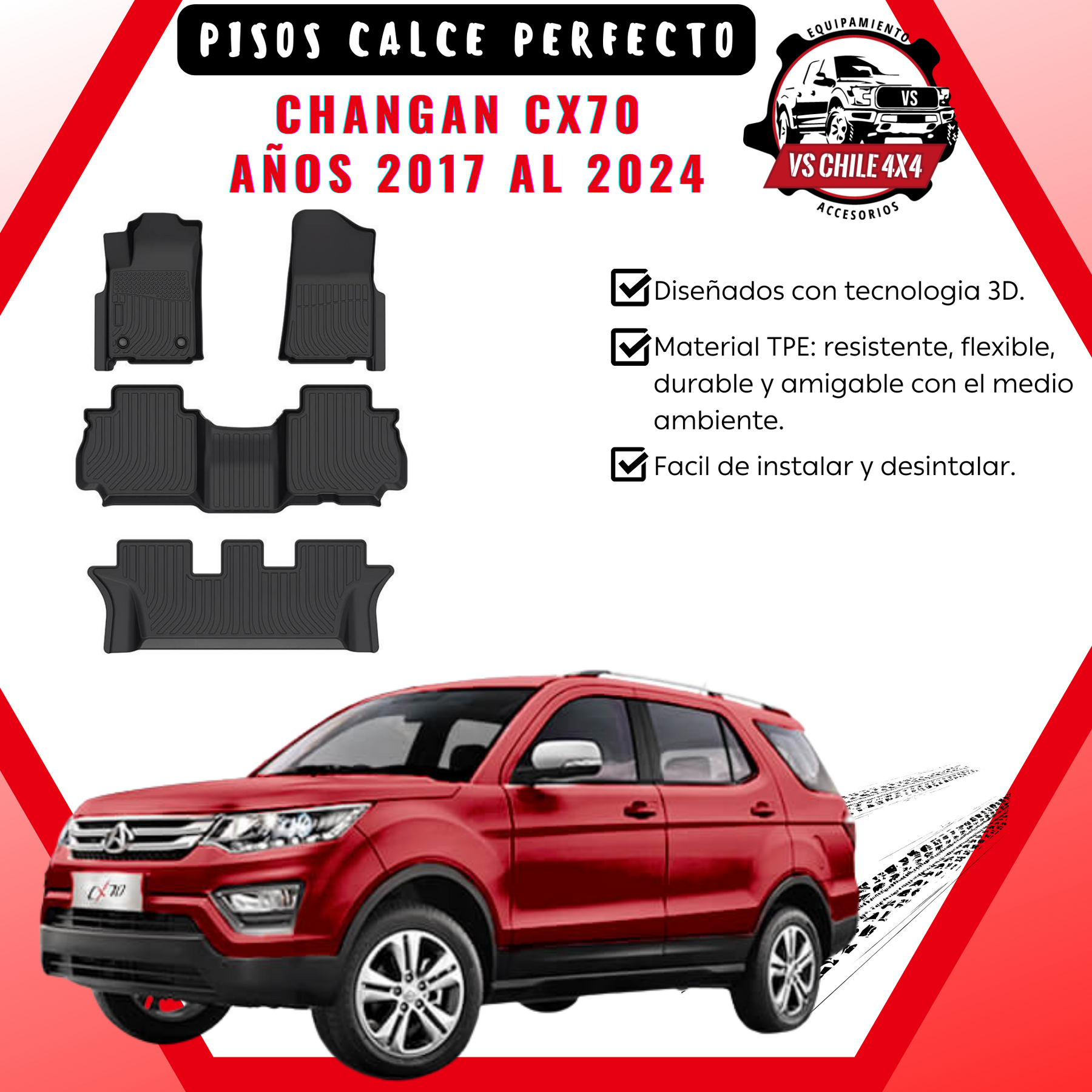 CHANGAN CX70 AÑOS 2019 AL 2023