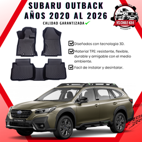 🛻Pisos Calce Perfecto Subaru Outback 2020 al 2026