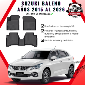 Pisos Calce Perfecto Suzuki Baleno 2015 al 2026