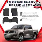 Pisos Calce Perfecto Volkswagen Amarok años 2011 al 2026