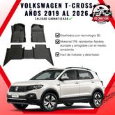 Pisos Calce Perfecto Volkswagen T-Cross (2019 - 2026)