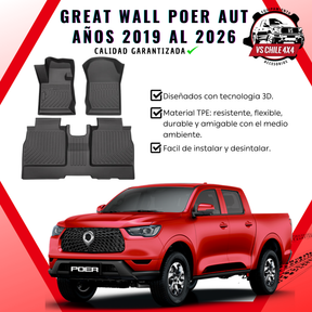 Pisos Calce Perfecto GREAT WALL POER AUTOMATICA años 2019 al 2026