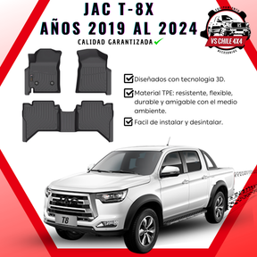 Pisos Calce Perfecto JAC T8 T-8 2019 al 2024