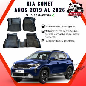Pisos Calce Perfecto Kia Sonet (2019 - 2026)
