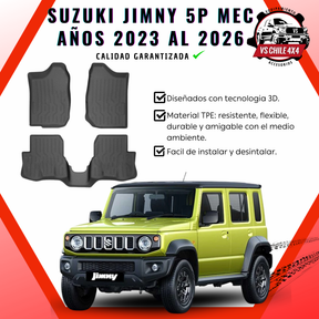 Pisos Calce Perfecto Suzuki Jimny Mecánico 5P 2023 al 2026
