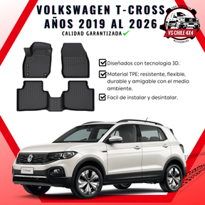 Pisos Calce Perfecto Volkswagen T-Cross (2019 - 2026)