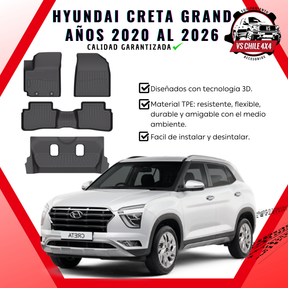 Pisos Calce Perfecto Hyundai Creta Grand 2020 al 2026