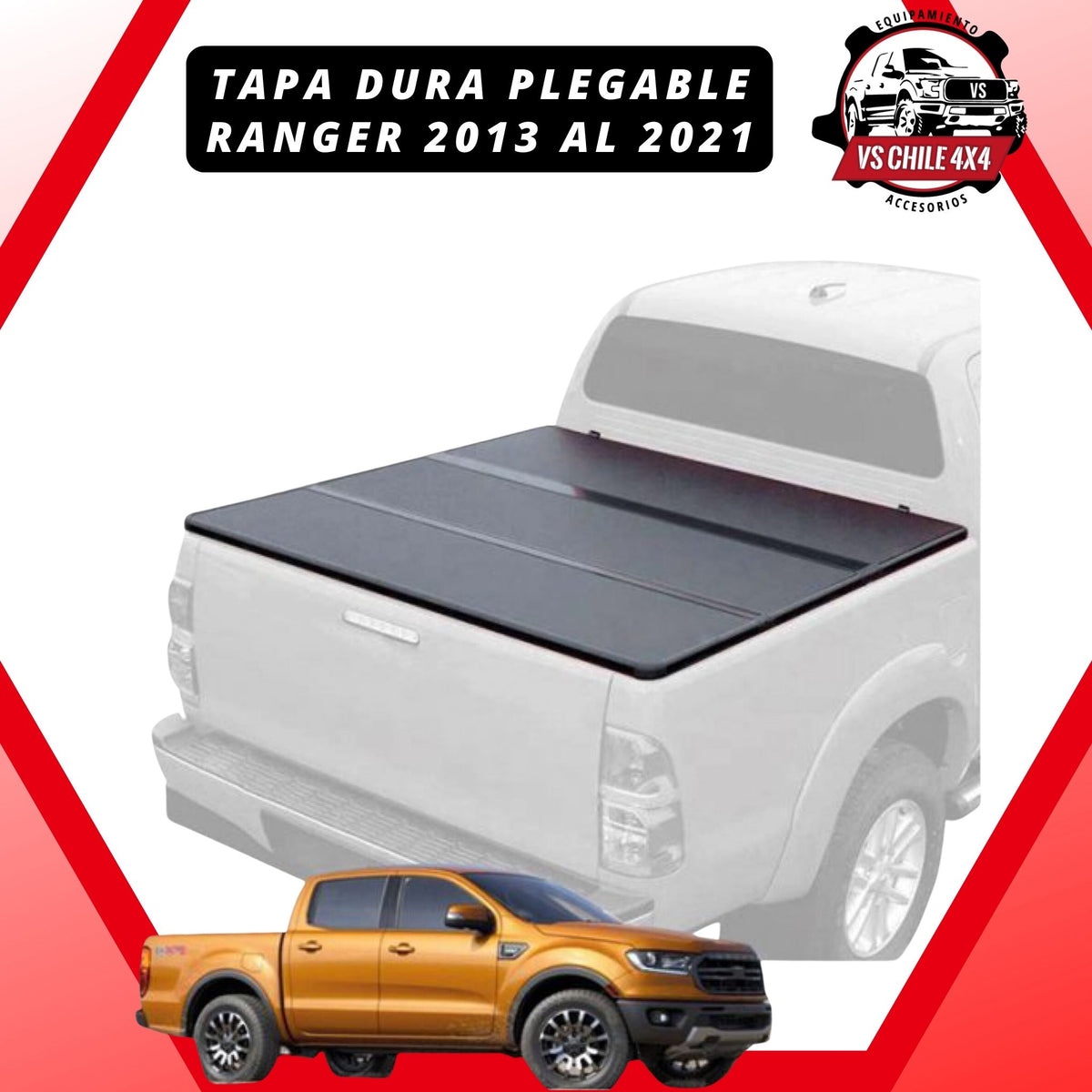 Tapa Dura Plegable para Ford Ranger / Ranger Raptor 2013 -2023