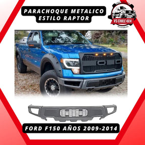 Bumper / Parachoque metálico estilo Raptor para Ford F150 años 2009 al 2014