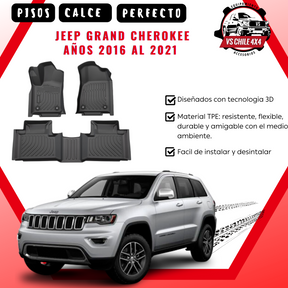 (PREVENTA) Pisos Calce Perfecto JEEP Grand Cherokee años 2013 al 2021