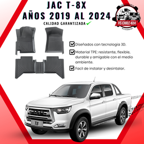 Pisos Calce Perfecto JAC T8 T-8 2019 al 2024