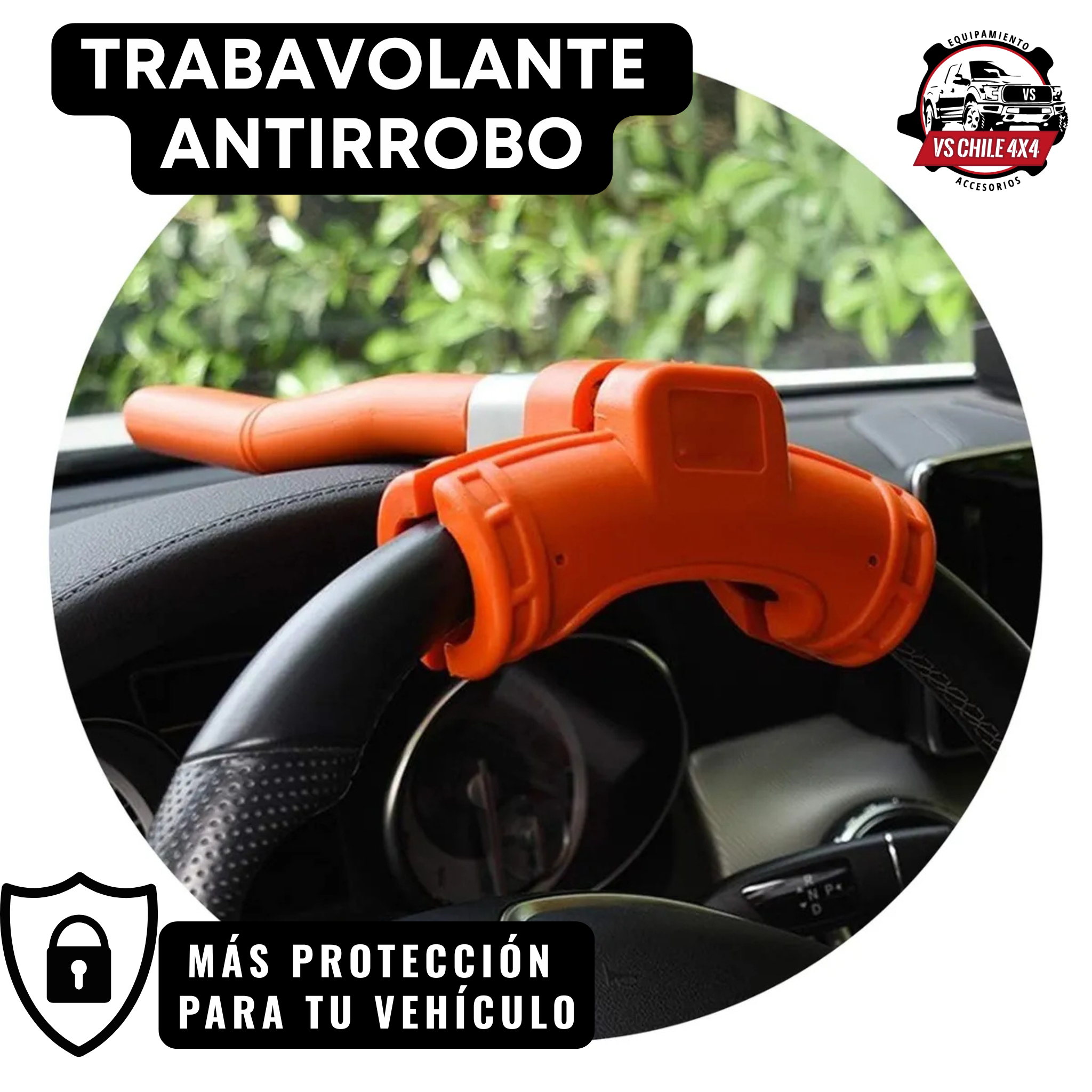 Trabavolante Tipo T Antirrobo | Universal, 3 Llaves y Acero Reforzado