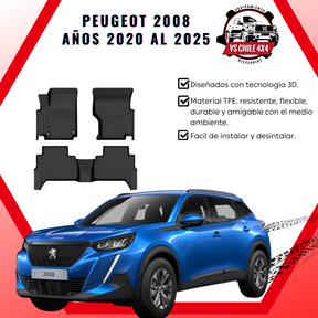 Pisos Calce Perfecto PEUGEOT 2008 años 2020 al 2025