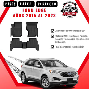 Pisos Calce Perfecto FORD EDGE años 2015 al 2023