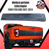 Moldura Portalon estilo Raptor Ford F150 años 2021 al 2024