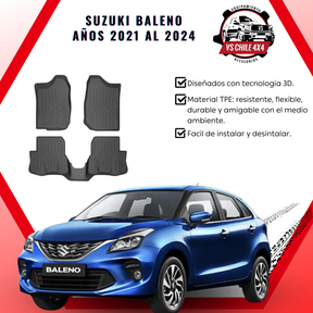 Pisos Calce Perfecto SUZUKI BALENO años 2021 al 2024