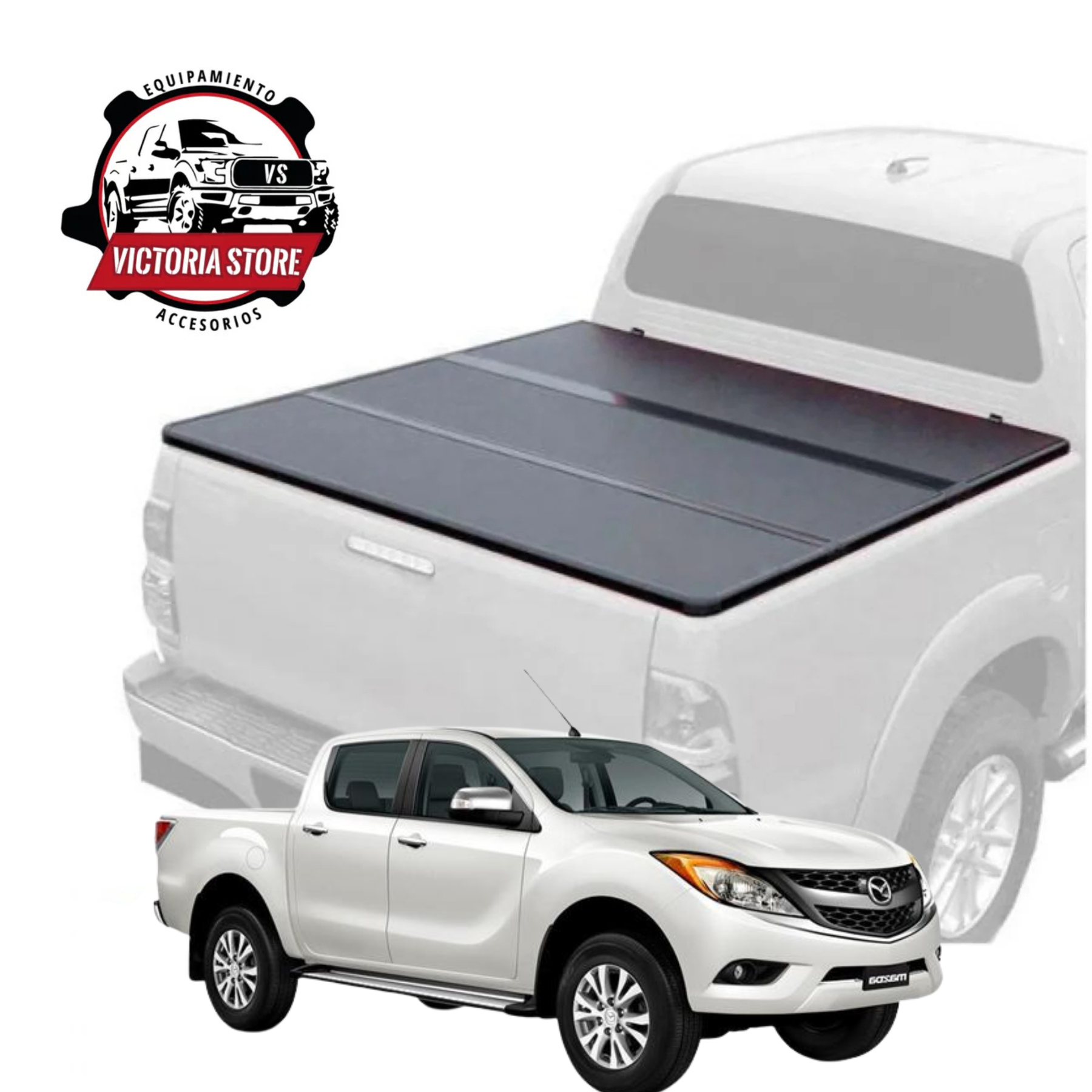 Tapa Plegable Rígida Mazda BT-50 años 2013 al 2021