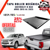 Tapa Roller Mecánica Chevrolet D- MAX 2015 - 2025