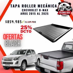 Tapa Roller Mecánica Chevrolet D- MAX 2015 - 2025