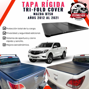 Tapa Plegable Rígida Mazda BT-50 años 2013 al 2021