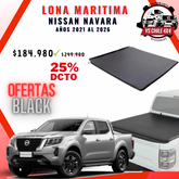 Lona Marítima Nissan Navara Doble Cabina 2021–2026