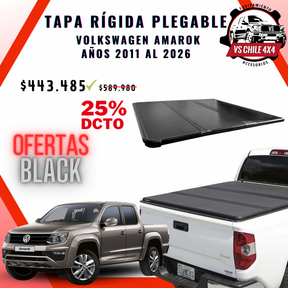 Tapa Tri Fold Plegable Rígida Volkswagen Amarok 2011 - 2025