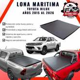 LONA MARÍTIMA PARA TOYOTA HILUX (Años 2016 al 2026)